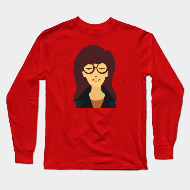 Daria Vintage Long Sleeve T-Shirt by ElviaMontemayor